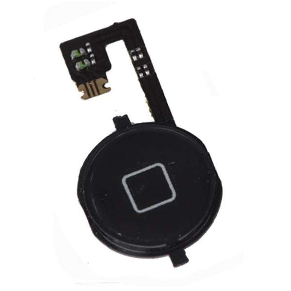 Apple iPhone 4 Home Button WITH Flex Ribbon Black